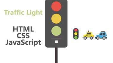 Traffic light using HTML, CSS, JAVASCRIPT