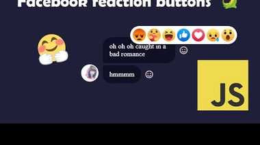 Reaction buttons with HTML SCSS & JAVASCRIPT